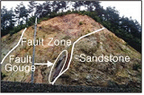 탄층 조사 지질도
